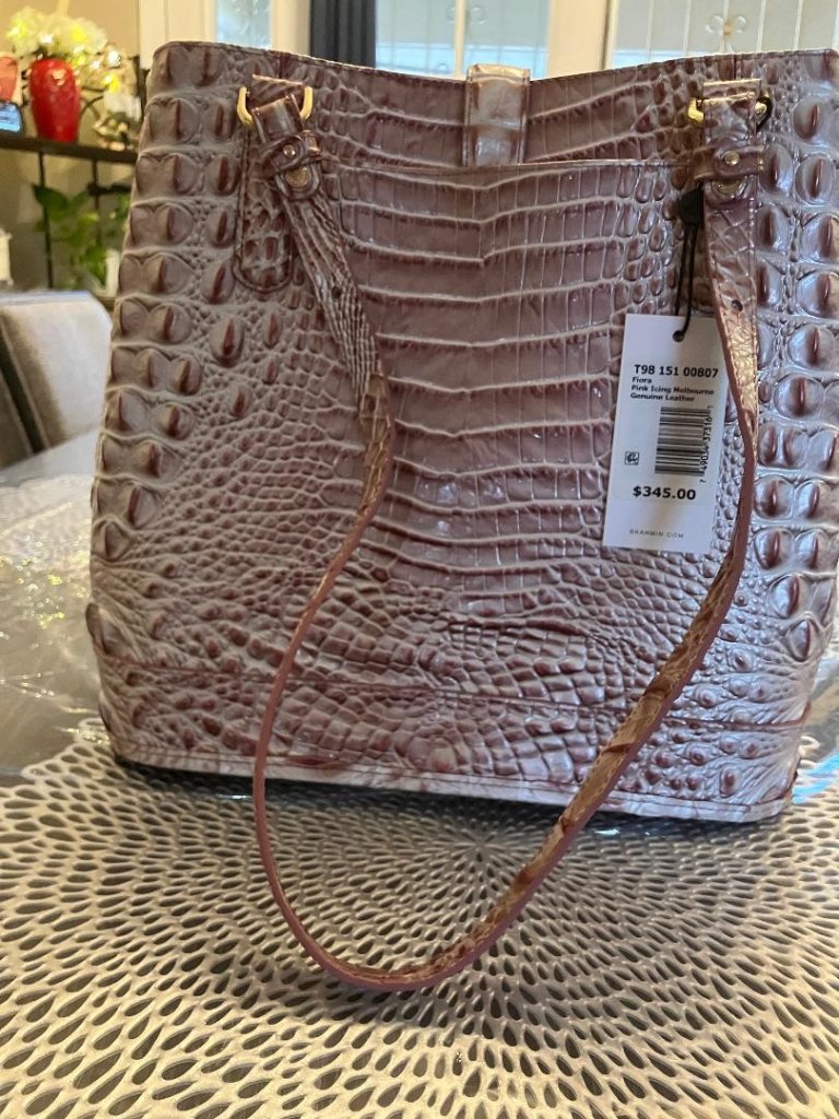 Brahmin Fiora - Pink Icing Melborne Handbag With Brahmin Ady Wallet